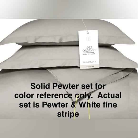 INCREDIBLE DEAL/BOLL & BRANCH 3 Piece Comforter Set NWT!  Only 1 left!! - Picture 2 of 8